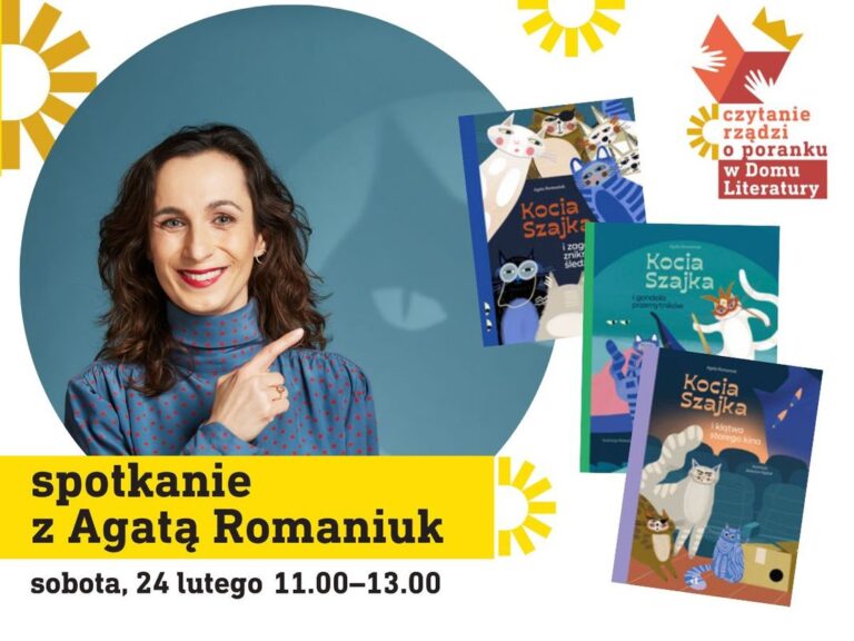 #CzytanieRządzi w Domu Literatury – spotkanie z Agatą Romaniuk