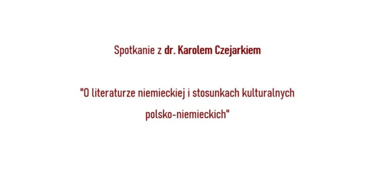 O literaturze niemieckiej i stosunkach kulturalnych polsko-niemieckich