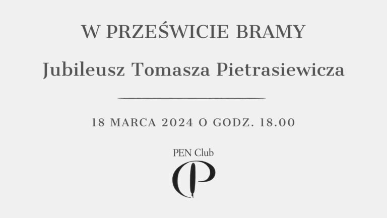 W prześwicie Bramy. 40 lat pracy twórczej Tomasza Pietrasiewicza