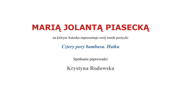 Spotkanie z Anną Jolantą Piasecką