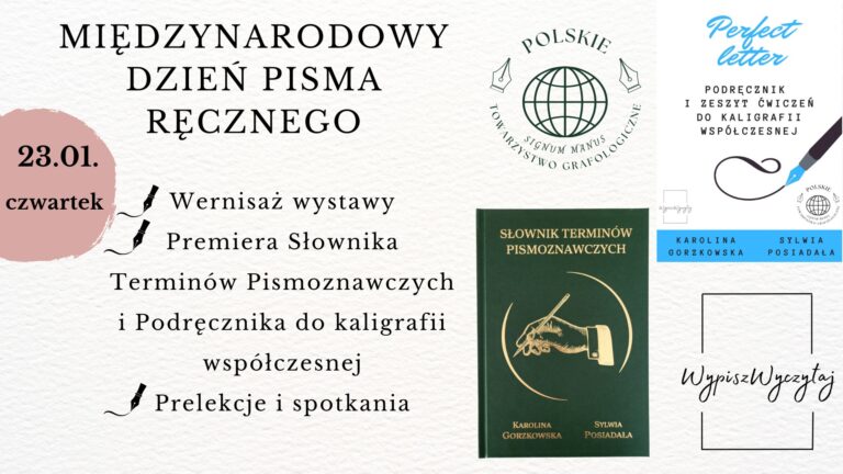 Międzynarodowy Dzień Pisma Ręcznego w Domu Literatury