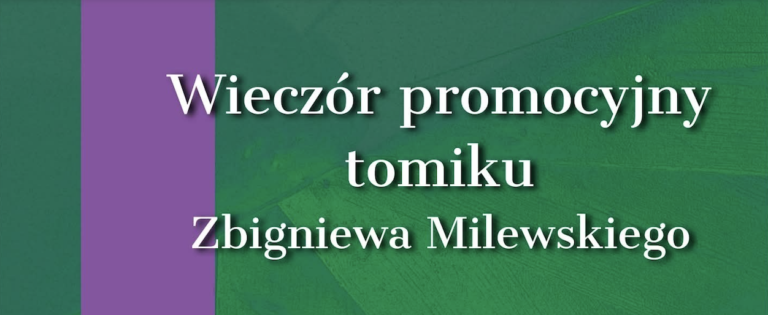 Zbigniew Milewski bohaterem Środy Literackiej 22 stycznia 2025