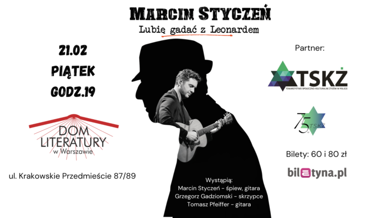 Koncert Marcina Stycznia „Lubię gadać z Leonardem”