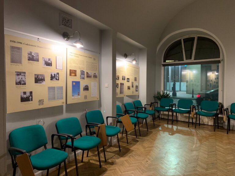 Relacja z  Nocy Muzeów w Domu Literatury